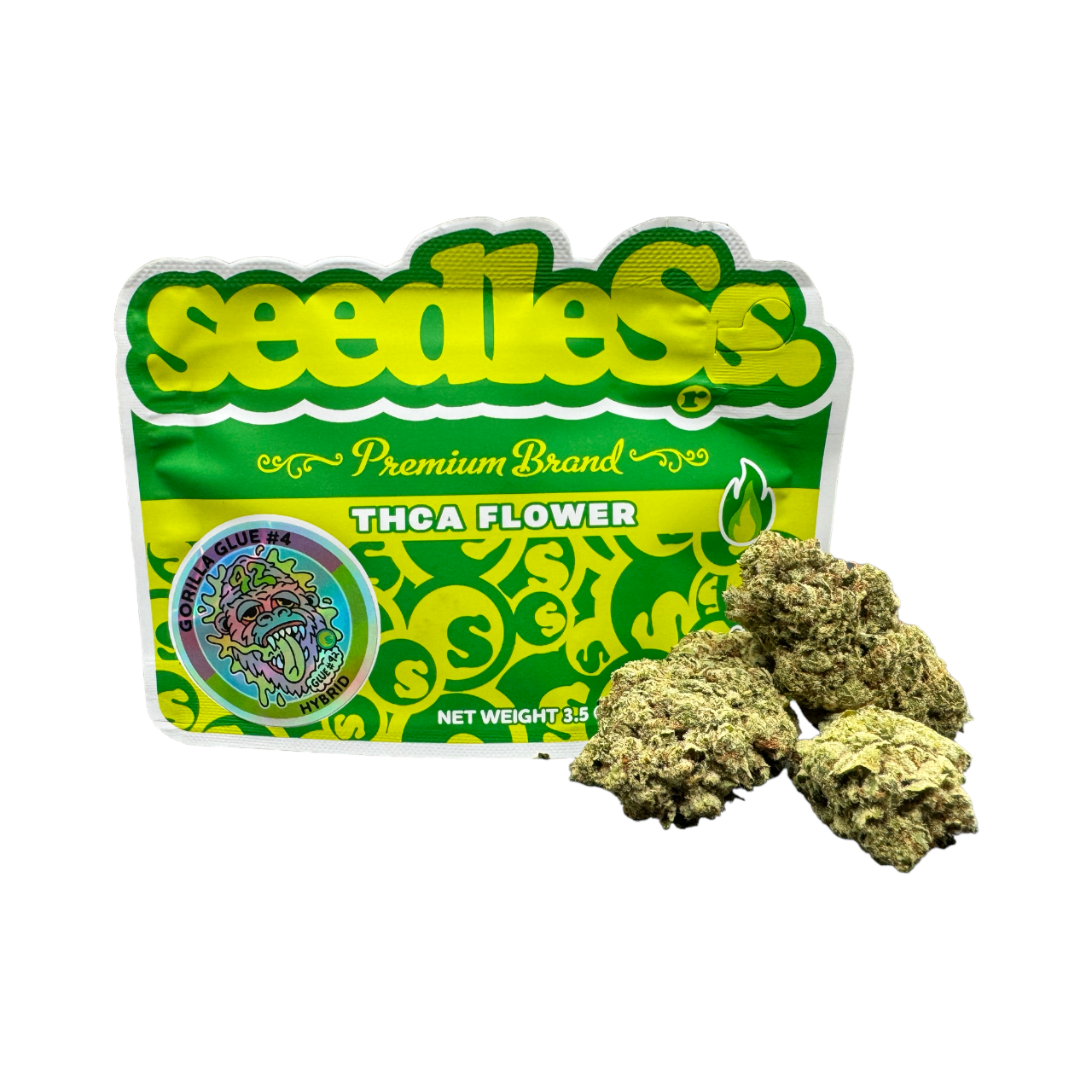 Seedless - Gorilla Glue - Premium Flower